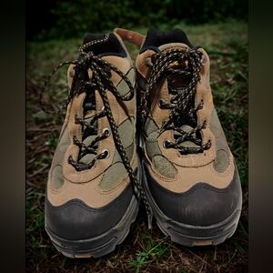 Columbia Mens Razor Ridge Mid Hiking Boots Size 12 Brown Suede Outdoors